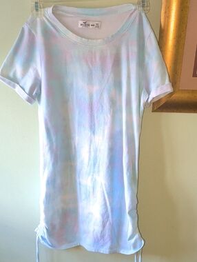Hollister Pastel Tie-Dye Scoop Neck Tee